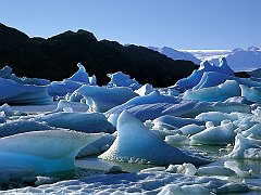Icebergs, Torres Del Paine National Park, Chile